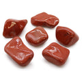 Bag of 6 Large Red Jasper Tumble Stones - African