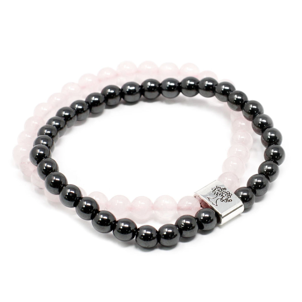 Magnetic Gemstone Bracelet - Rose Quartz – view 4