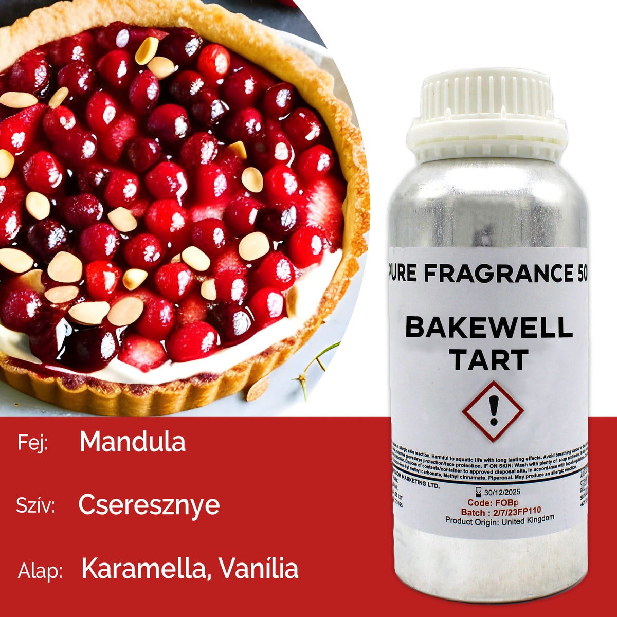 Bakewell Tart Pure Fragrance Oil - 500ml – view 6