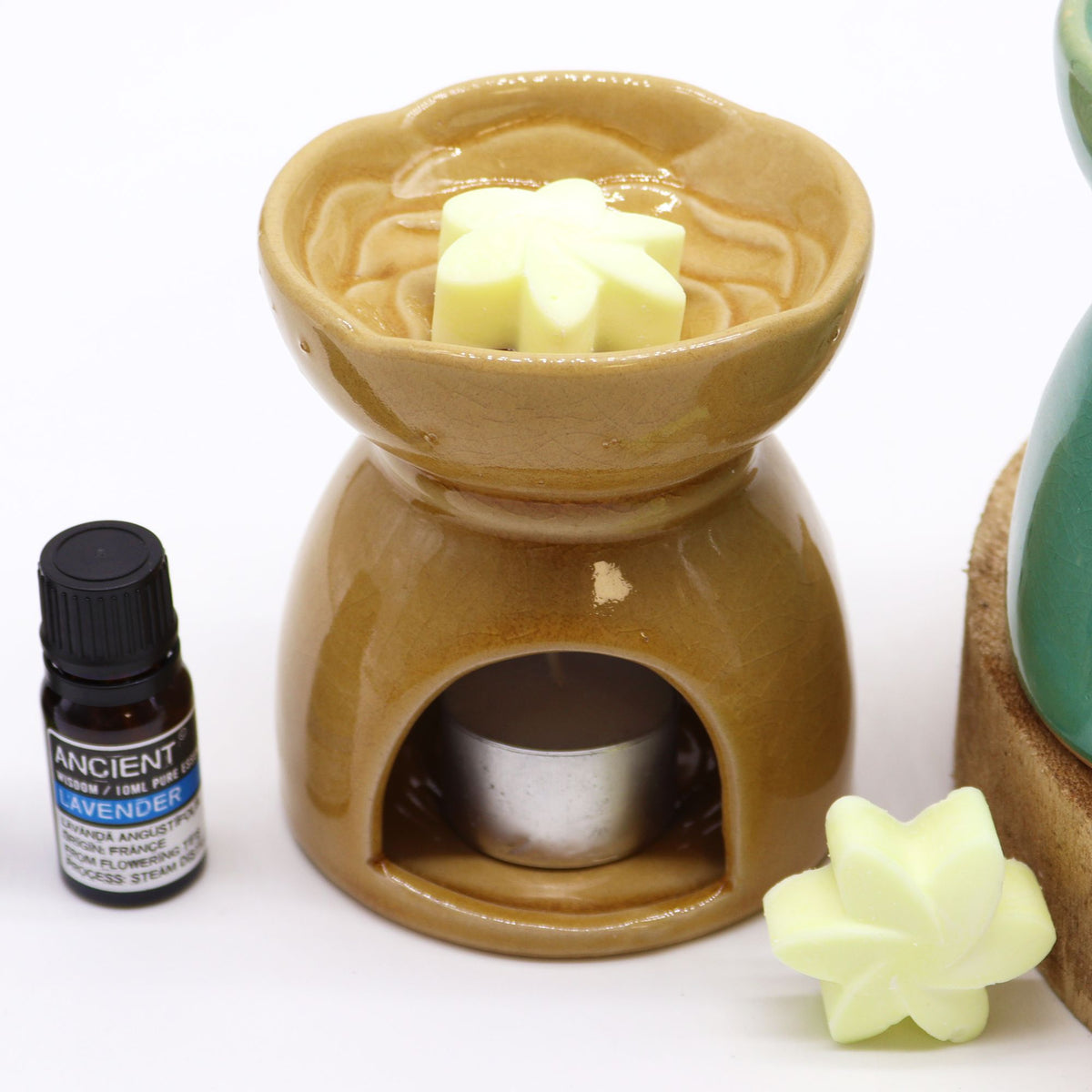 Tree of Life Ceramic Oil Burner - Honey