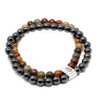 Magnetic Picasso Jasper Gemstone Bracelet – view 4
