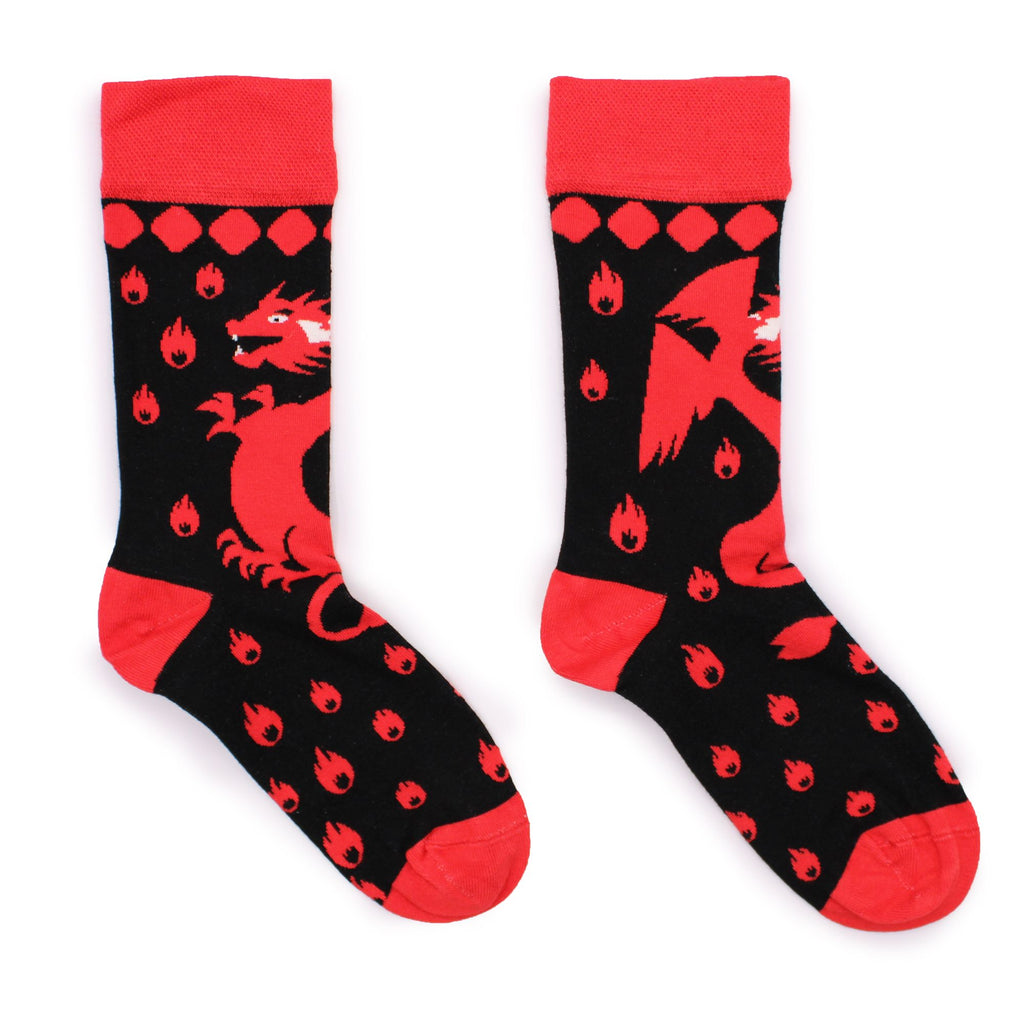 Hop Hare Bamboo Socks (36-40) - Red Dragons – view 4