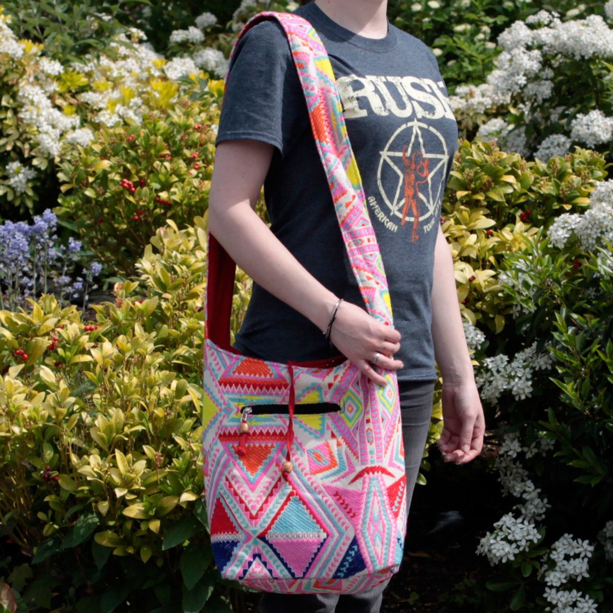 Kathmandu Big Bag in Sunrise Pink and Blue – view 5