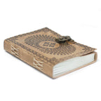 Leather Blue Mandala Notebook – 13x17.5 cm – view 7