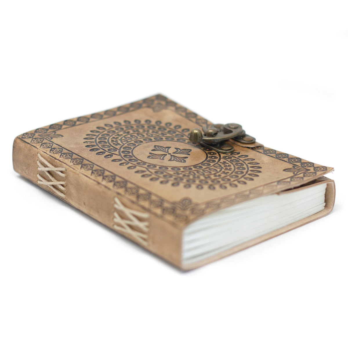Leather Blue Mandala Notebook – 13x17.5 cm – view 7
