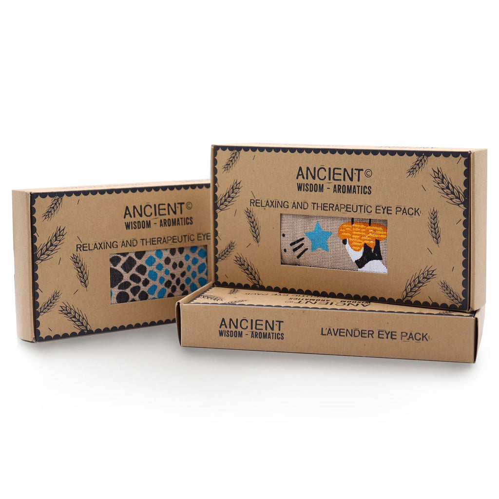 Lavender Eye Pillow with Gift Box - Night Leopard Print – view 7
