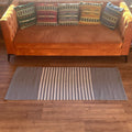 Indian Cotton Rug - Grey - 70x170cm