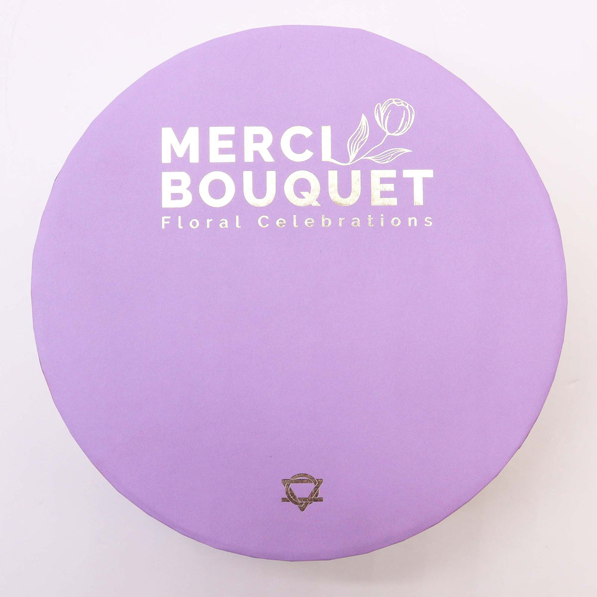 Round Soap Flower Gift Box - Lavender Rose & Carnation – view 3