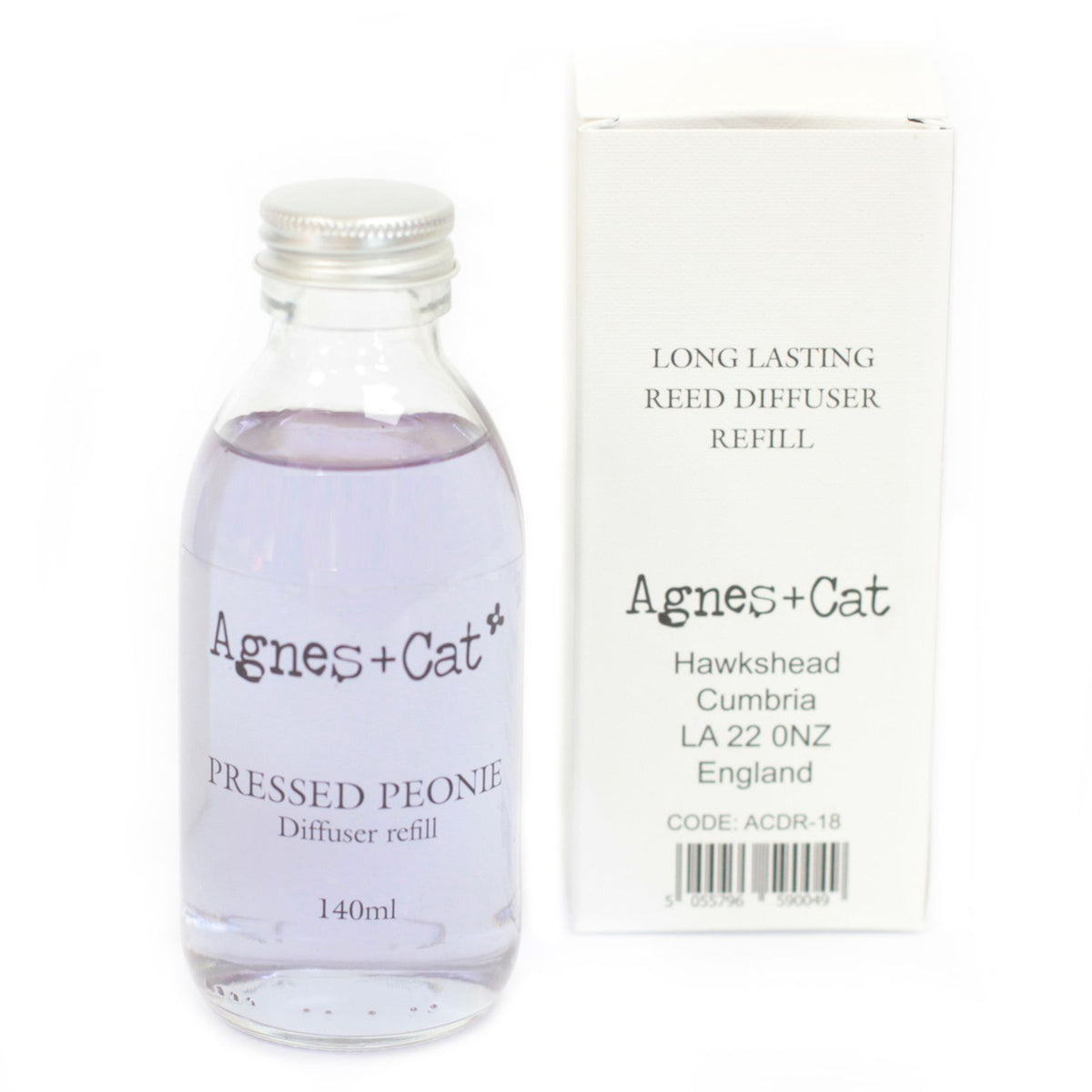 Agnes + Cat Reed Diffuser Refill 150ml - Pressed Peony