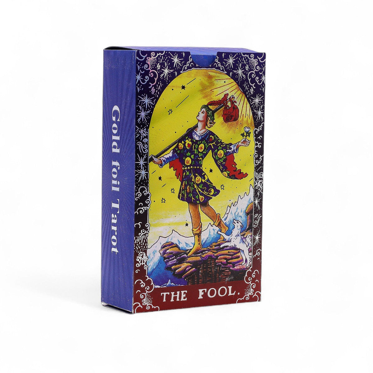 Mandala Blue Foil Tarot Card Set with Booklet – view 5