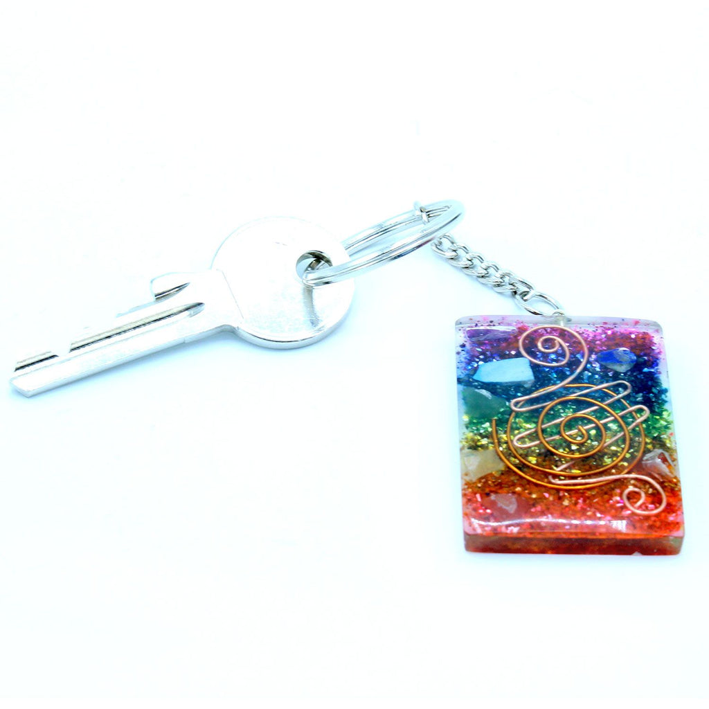 Orgonite Power Keyring - Home Protect Copper and Chakra – view 3