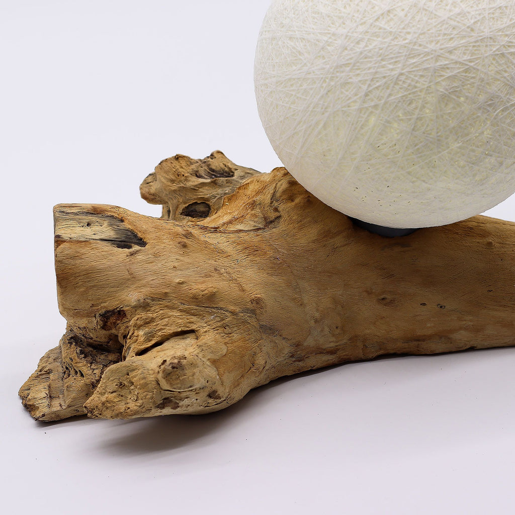 DriftGlow Lamp - Cotton Luna Ivory Shade – view 3