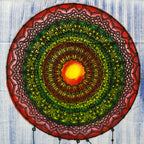 Handbrushed Cotton Wall Hanging - Dreamcatcher – view 3