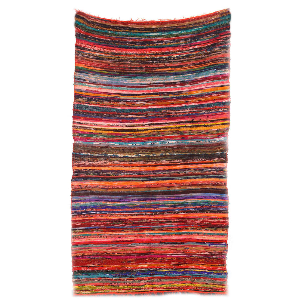 Luxury Rag Rug, Orange - 152 x 90cm – view 4