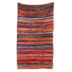 Luxury Rag Rug, Orange - 152 x 90cm – view 4
