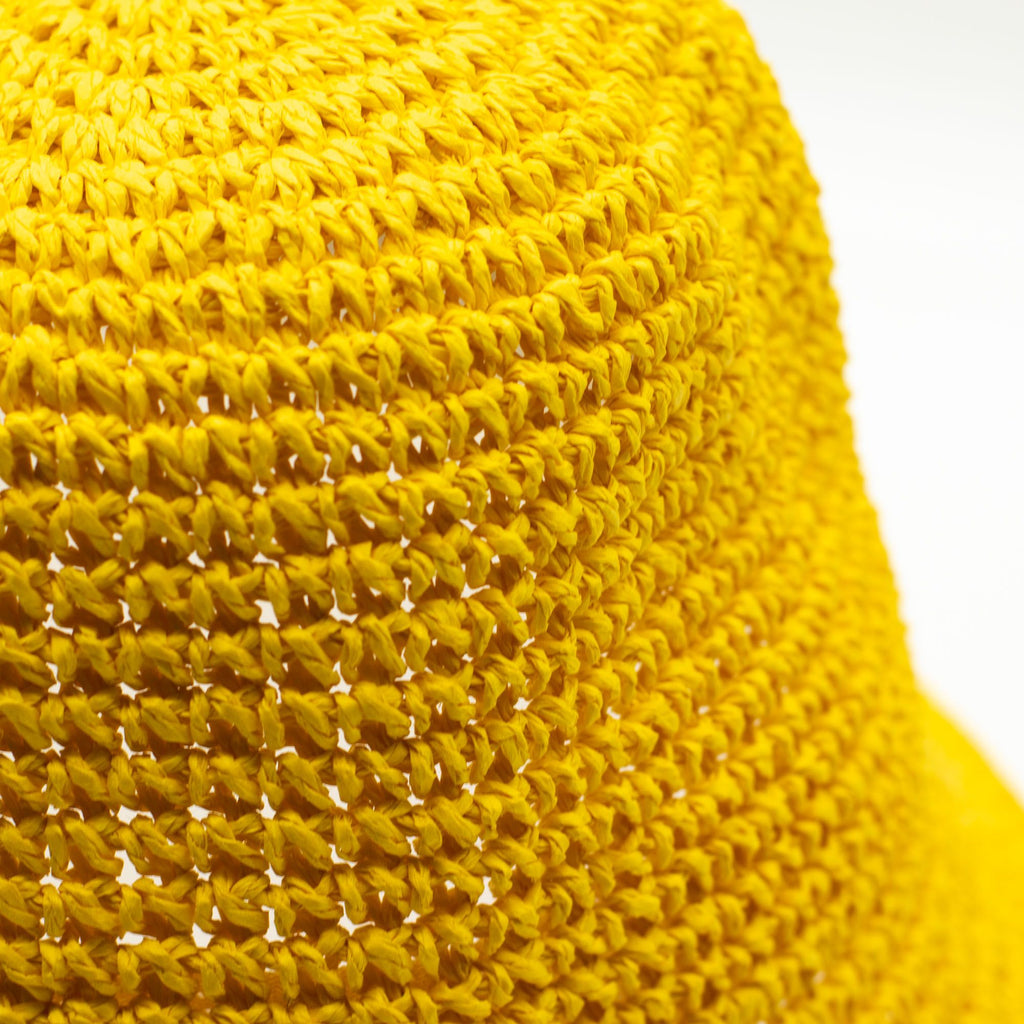 Nomad Sari Floppy Straw Sun Hat - Yellow – view 6