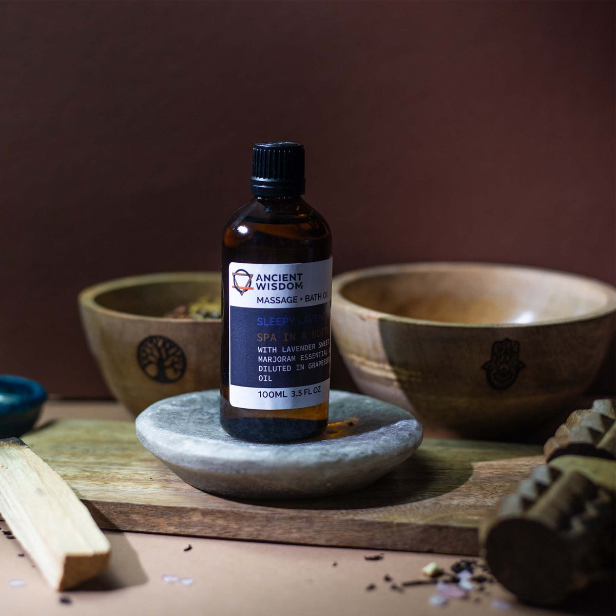 Warm & Uplifting Massage Oil with Lemon, Juniper & Ginger - 100ml – view 8