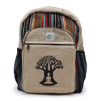 Large Hemp Backpack - Bodhi Tree Design – view 3