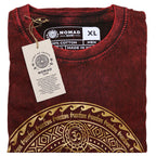 Nomad Sari Stonewashed T-Shirt - Chakra - Maroon - XL – view 2