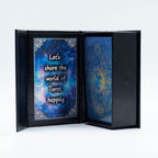 Moon Face Blue Foil Tarot Card Set with Booklet – view 4