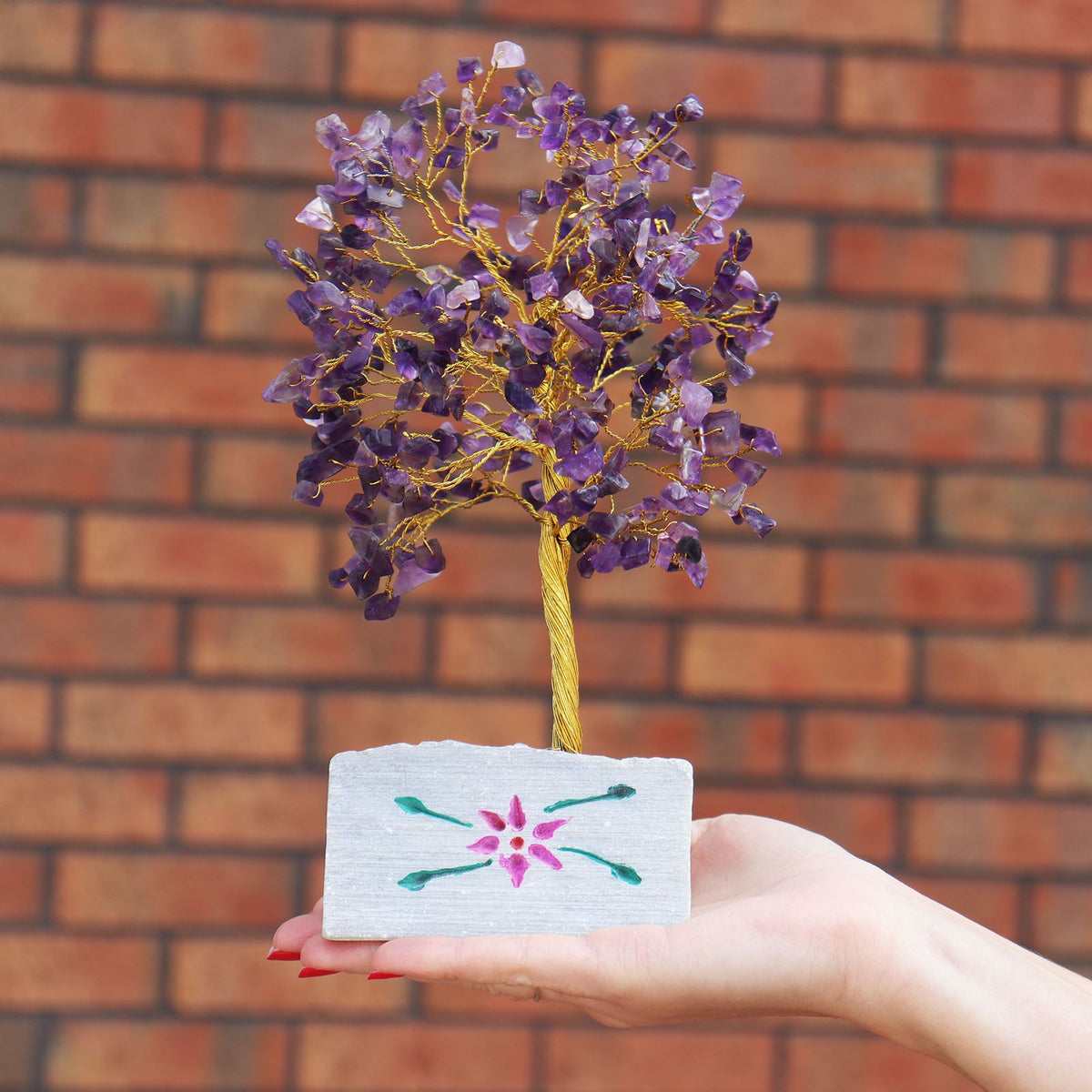 Amethyst Gemstone Tree - 320 Stones - 22.5cm – view 2