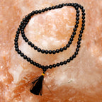 108 Bead Mala - Black Agate – view 7