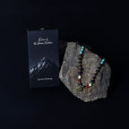 Lava Stone Necklace with Om Pendant 42cm - Spiritual Awakening – view 5