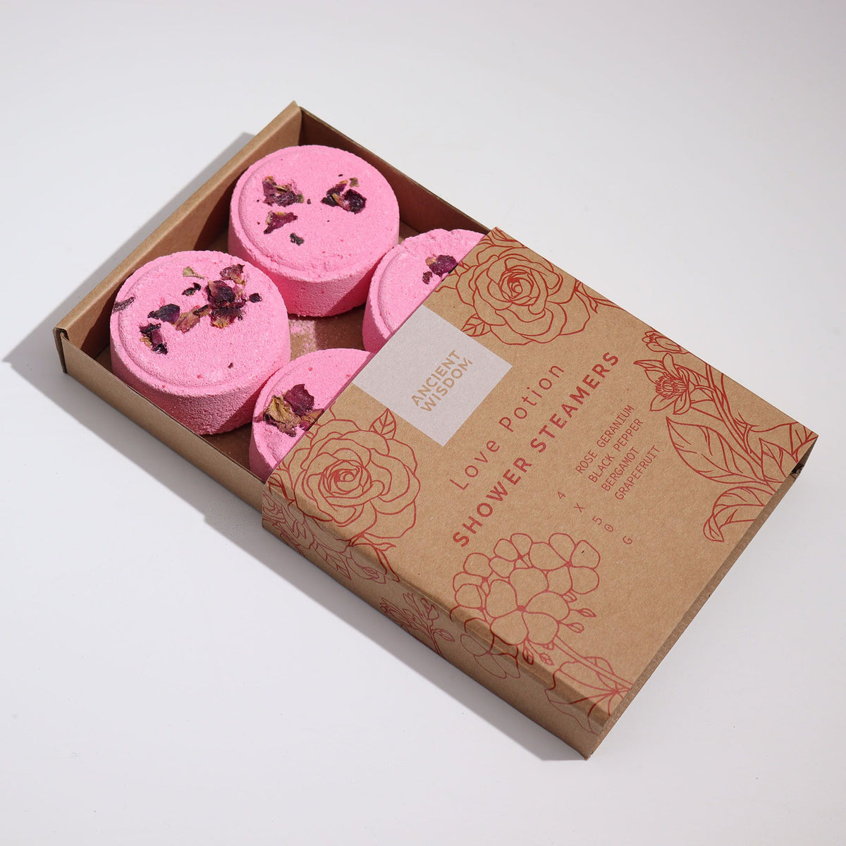 Zen Shower Steamers Gift Set - Love Potion (Pink) – view 4