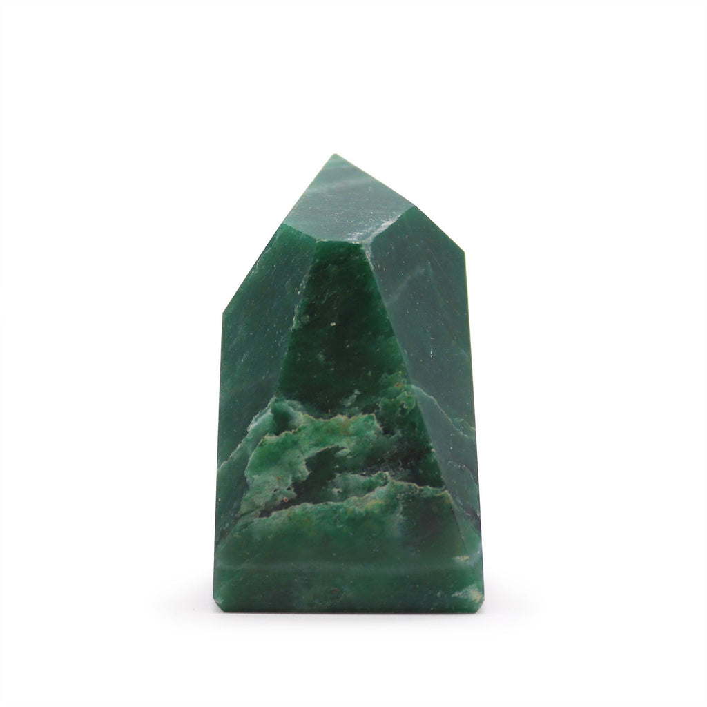 Indian Jade Gemstone Points, approx 8 pieces (0.5 kg)