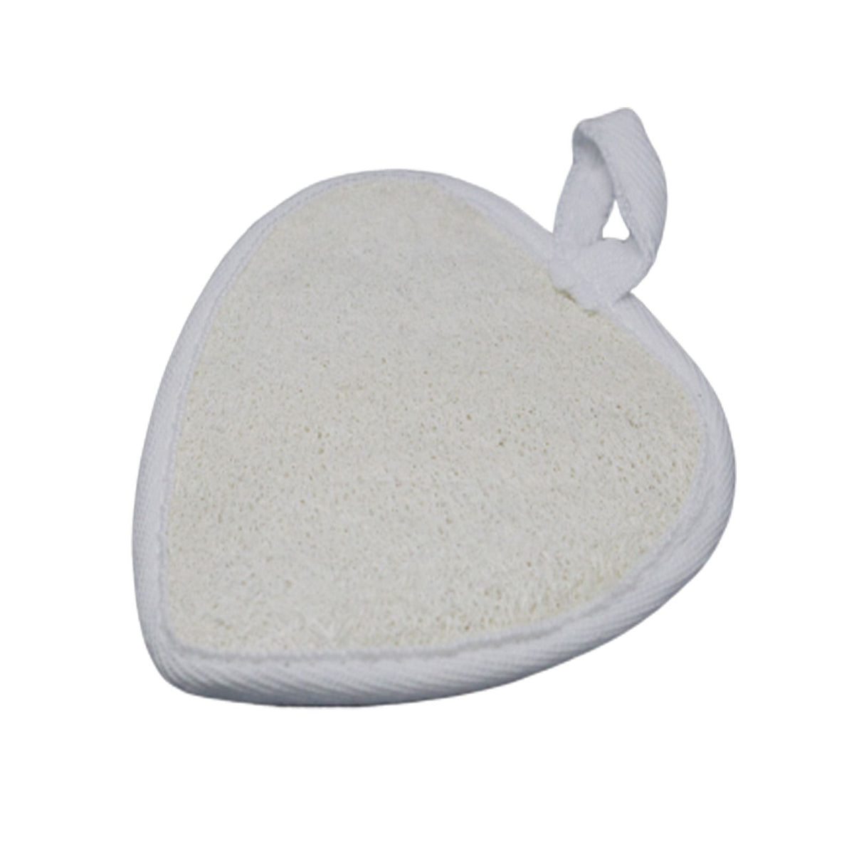 Natural Loofah Heart Scrub Pad