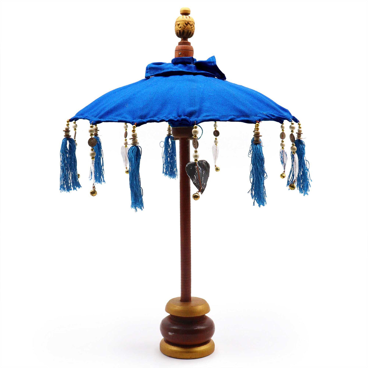 Bali Home Decor Parasol - Blue Cotton - 40 cm – view 2