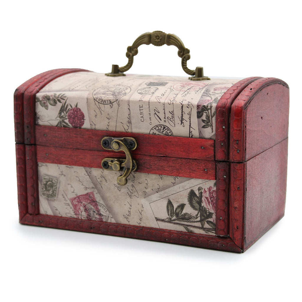 Colonial Box Set of 2, Rose Design, Vintage – view 4