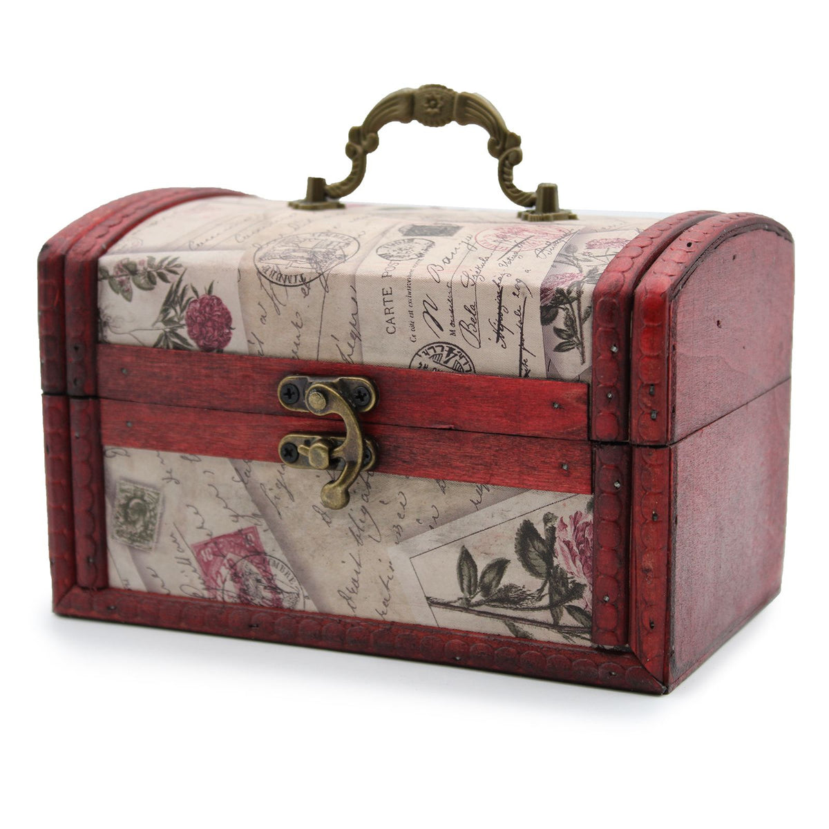 Colonial Box Set of 2, Rose Design, Vintage – view 4