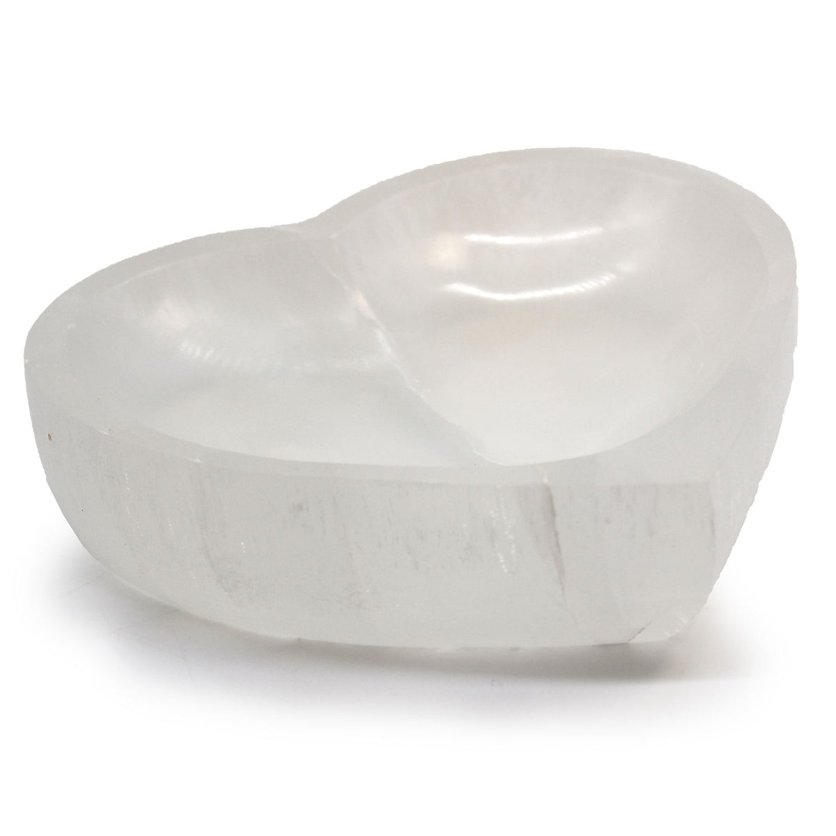 Selenite Heart Bowl approx 15cm – view 4