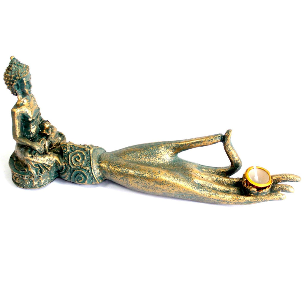 Antique-Style Buddha Hand Incense Burner 25 cm – view 5