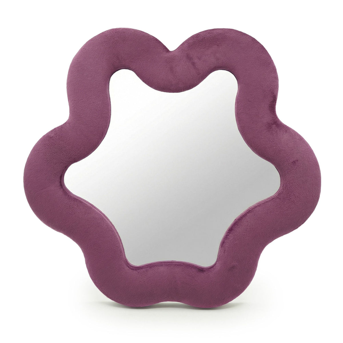 Squiggly Star Mirror - Mauve - 33 x 31 cm