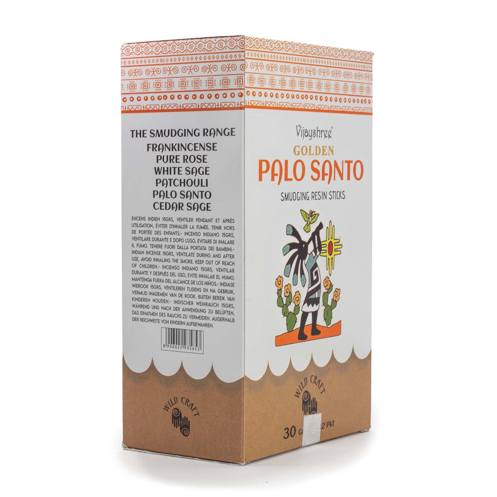 Golden Palo Santo Smudging Resin Sticks - 30g Pack of 6 – view 3