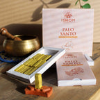Palo Santo Incense Bricks Set of 15 with Terracotta Burner – view 2