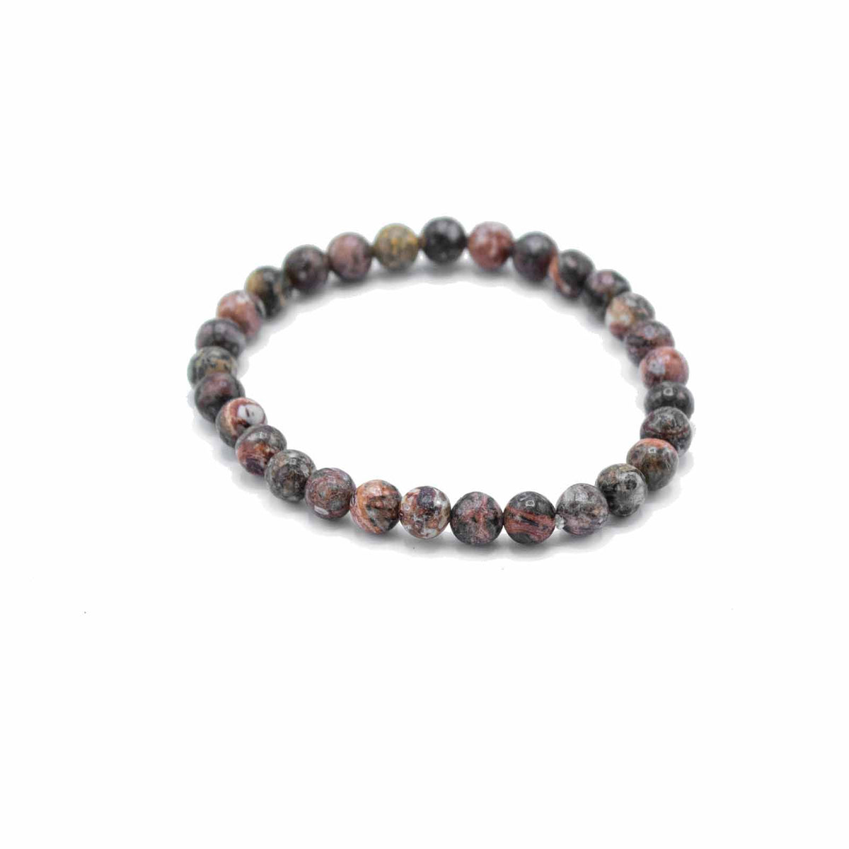 Leopard Skin Jasper Manifestation Bracelet - Courage