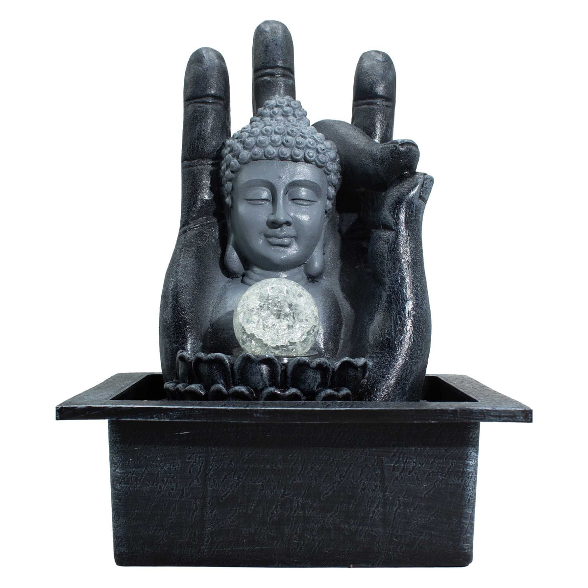 Buddha Hand Tabletop Water Feature, 20 x 25 x 35 cm