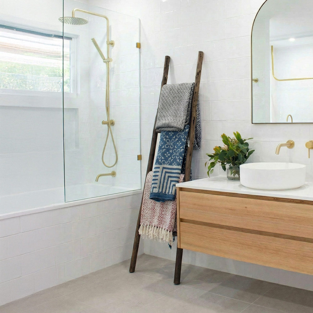 Kemu Wood Ladder, 1.5 m - Chocolate – view 3