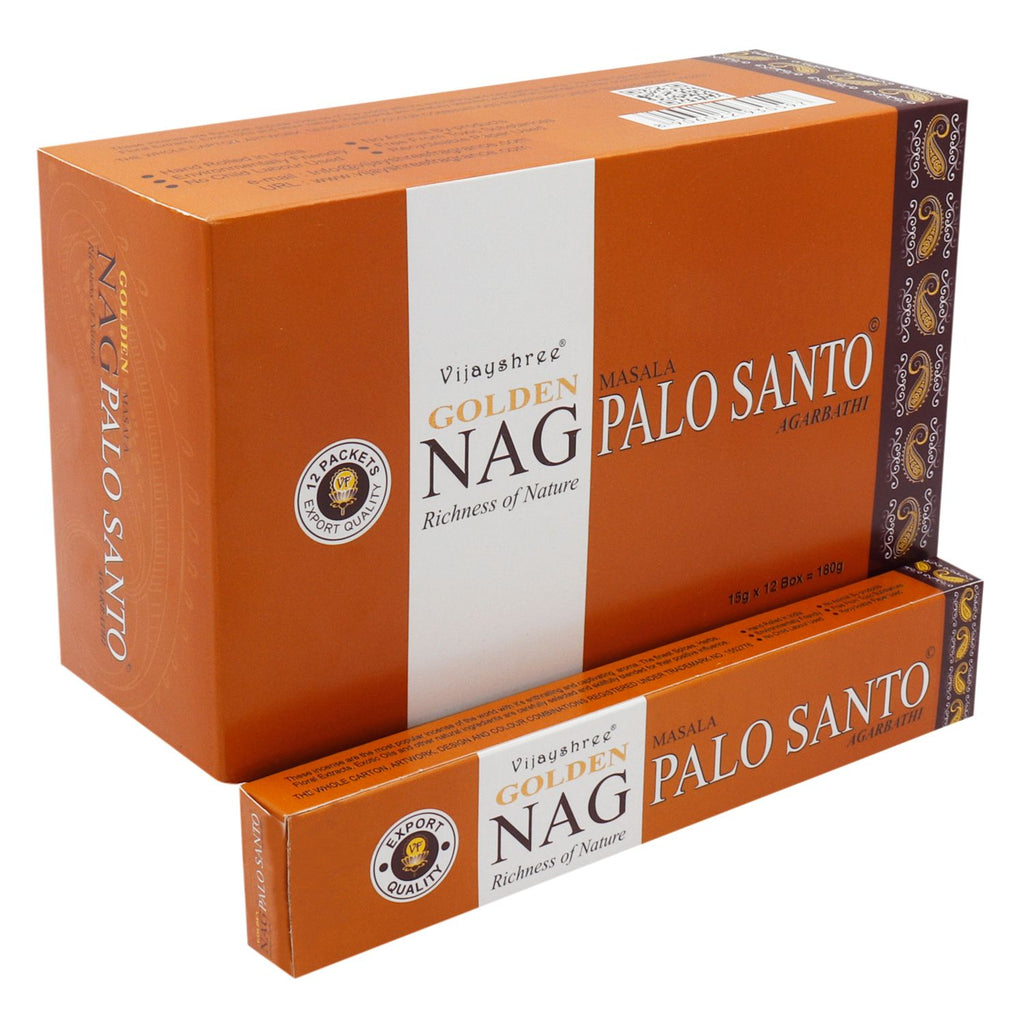 Golden Nag Palo Santo Incense Sticks 15g Pack – view 2