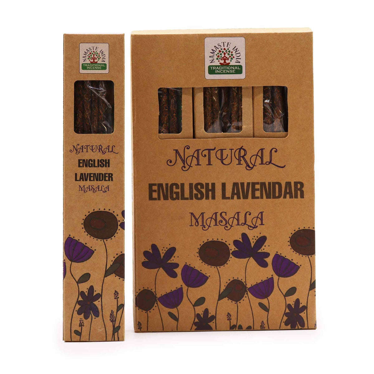 Botanical Masala Incense Sticks - English Lavender – view 2