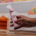 Pink USB Nano Mist Face Fan and Spray