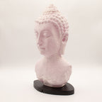Buddha Bust Glow Lamp - Cherry Crackle, Oval Stand – view 7