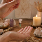 Heart Oracle Angel Pendulum - Rose Quartz & Aventurine – view 3