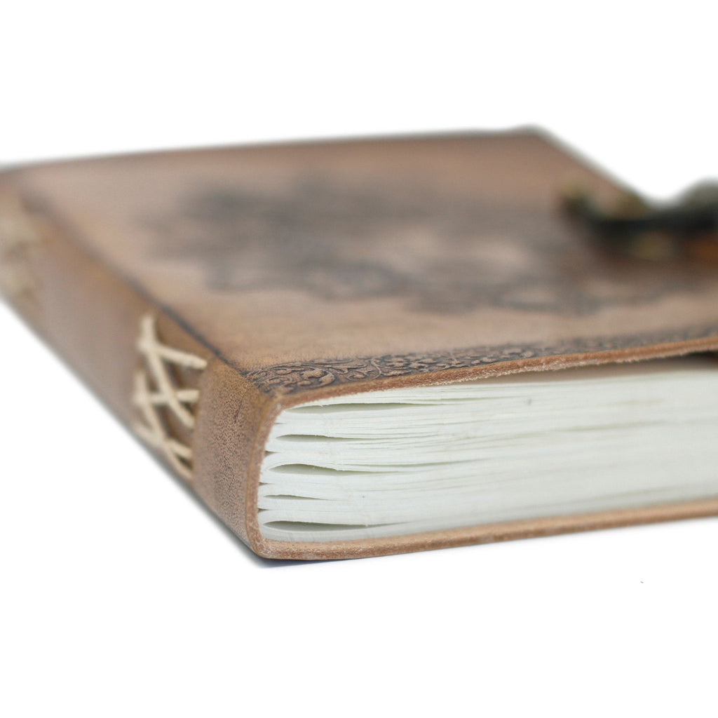 Leather Greenman Notebook, 200 Pages – 15.5x20 cm – view 7