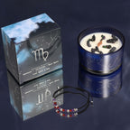 Virgo Zodiac Crystal Candle with Gemstone Bracelet – view 6