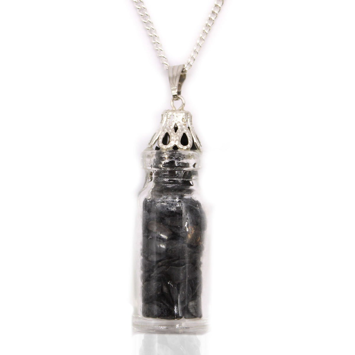 Bottled Gemstones Necklace - Black Onyx – view 3