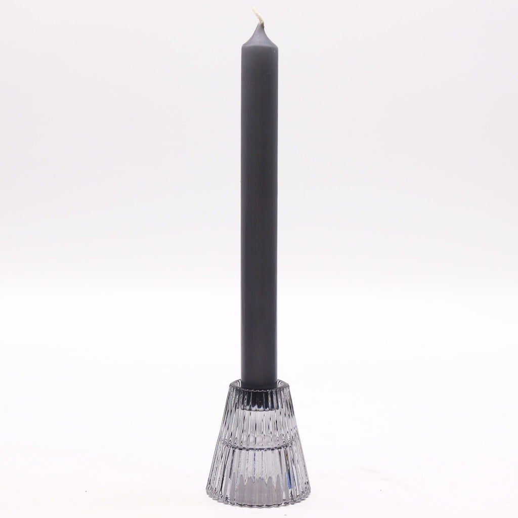Set of 2 Flip Tealight Holders - Midnight Grey – view 3